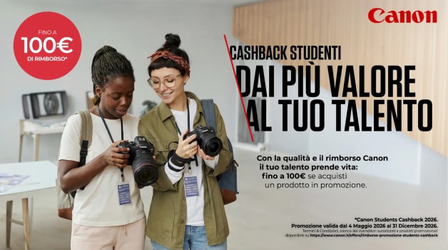 CANON - CASHBACK STUDENTI